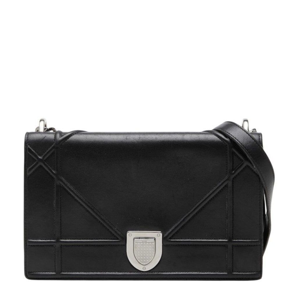 Dior DIORAMA Leather Shoulder Bag